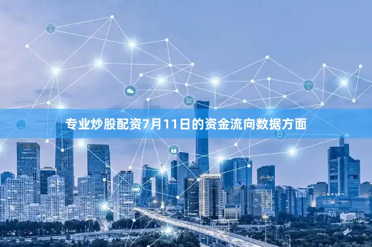 专业炒股配资7月11日的资金流向数据方面